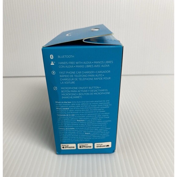 Amazon Echo Auto (2nd Gen) Alexa Hands-Free Bluetooth for Car - New Sealed - Picture 4 of 6